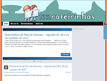 Tablet Screenshot of 1001roteirinhos.com.br
